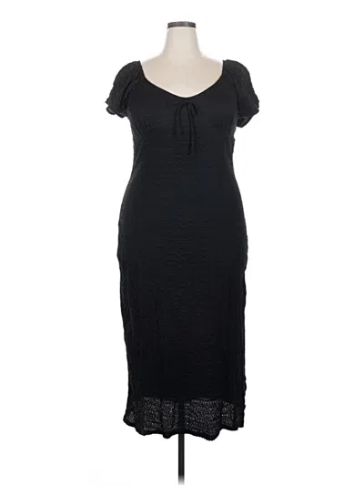 Pre-owned No Comment Casual Dress In Black