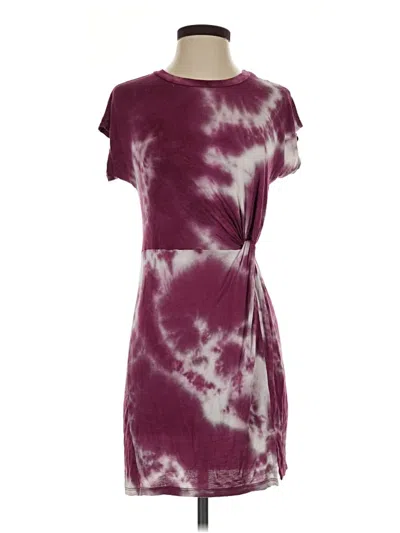 Pre-owned No Comment Casual Dress In Burgundy