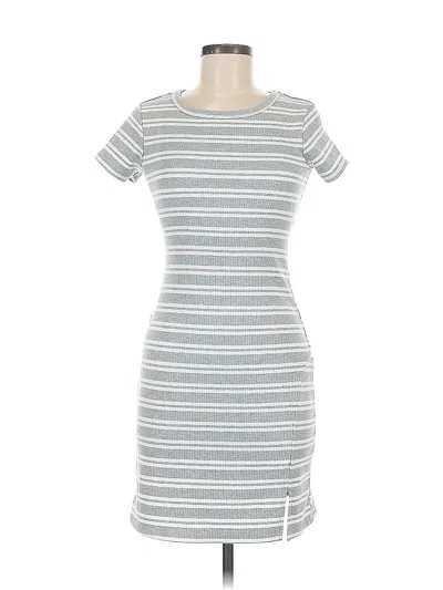 Pre-owned No Comment Casual Dress In Gray