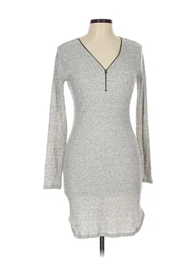 Pre-owned No Comment Casual Dress In Gray