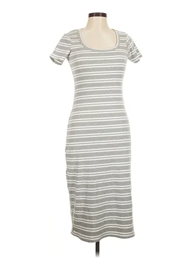 Pre-owned No Comment Casual Dress In Gray