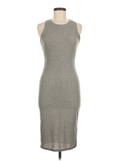 Pre-owned No Comment Casual Dress In Gray