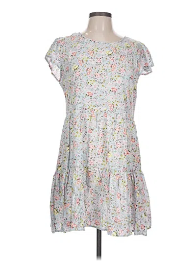 Pre-owned No Comment Casual Dress In Gray