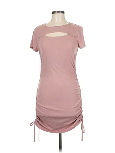 Pre-owned No Comment Casual Dress In Pink