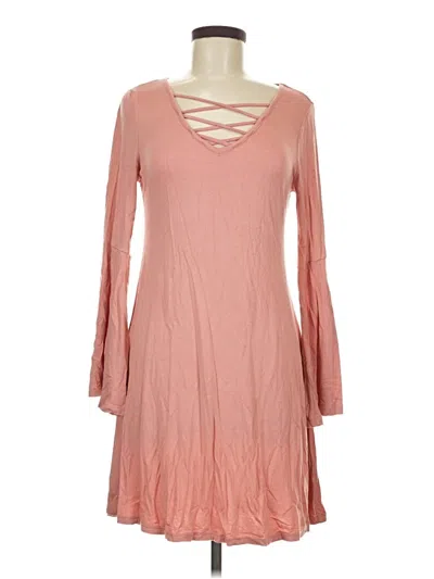 Pre-owned No Comment Casual Dress In Pink