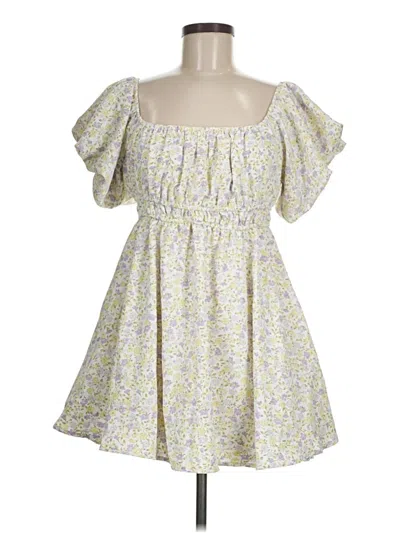 Pre-owned No Comment Casual Dress In Yellow