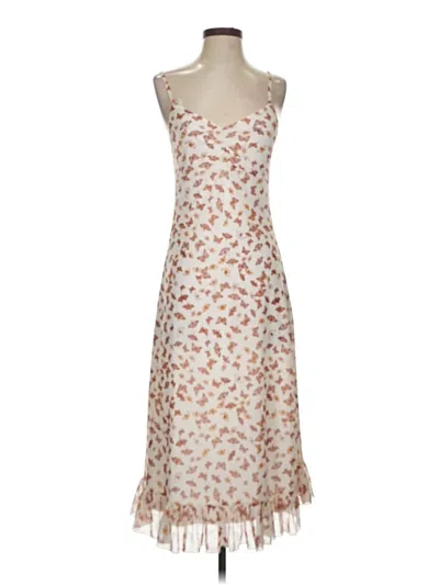 Pre-owned No Comment Cocktail Dress In White