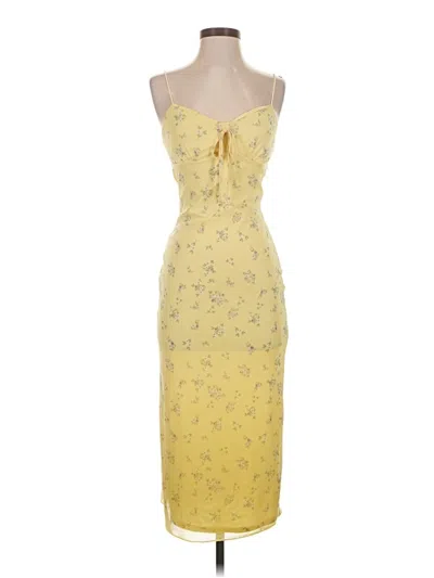 Pre-owned No Comment Cocktail Dress In Yellow