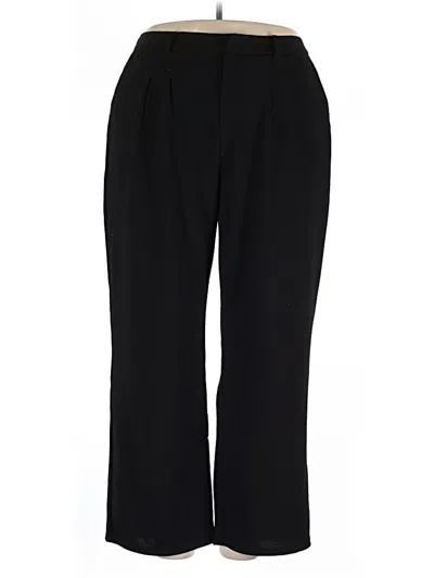 Pre-owned No Comment Dress Pants In Black