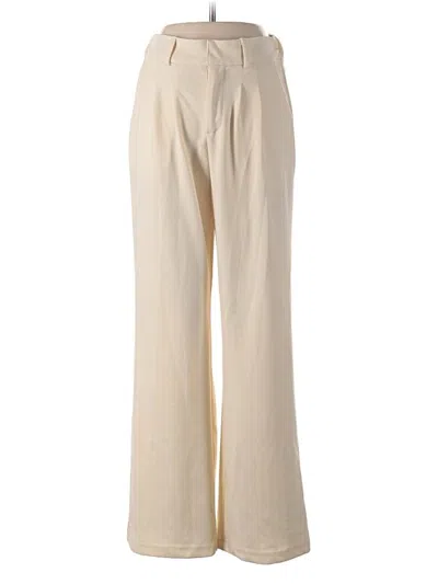 Pre-owned No Comment Dress Pants In Ivory
