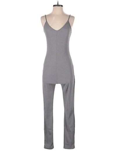 Pre-owned No Comment Jumpsuit In Gray