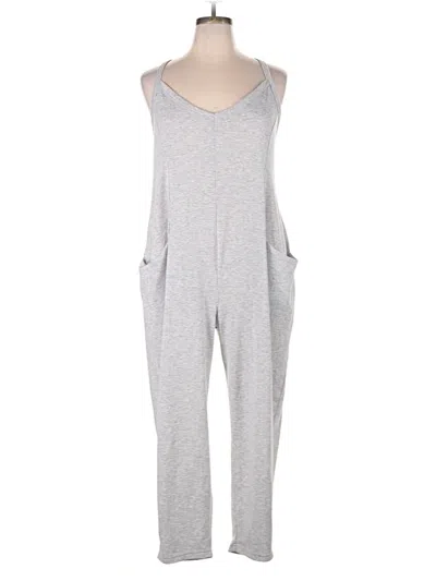 Pre-owned No Comment Jumpsuit In Gray