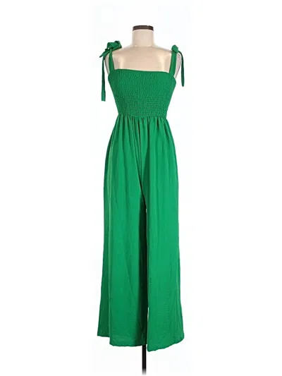 Pre-owned No Comment Jumpsuit In Green