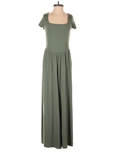 Pre-owned No Comment Jumpsuit In Green