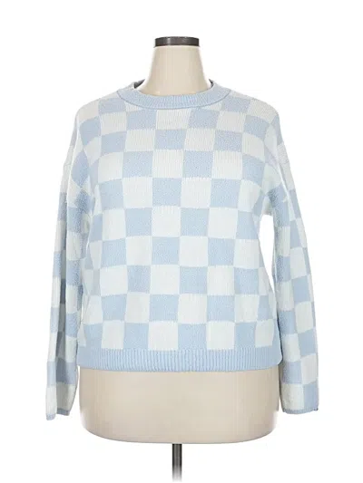 Pre-owned No Comment Pullover Sweater In Blue