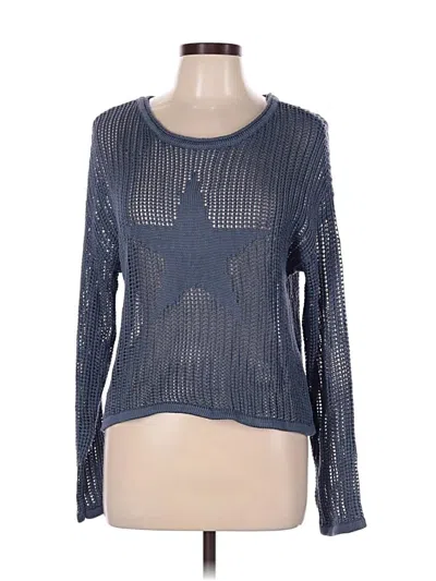 Pre-owned No Comment Pullover Sweater In Blue