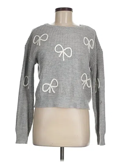 Pre-owned No Comment Pullover Sweater In Gray