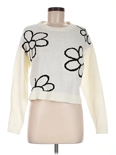 Pre-owned No Comment Pullover Sweater In Ivory