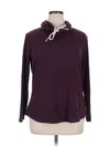 No Comment Pullover Sweater In Purple