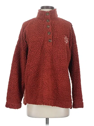 Pre-owned No Comment Pullover Sweater In Red