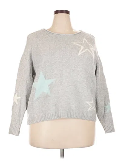 Pre-owned No Comment Pullover Sweater In Silver
