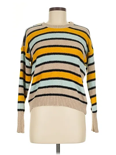 Pre-owned No Comment Pullover Sweater In Yellow