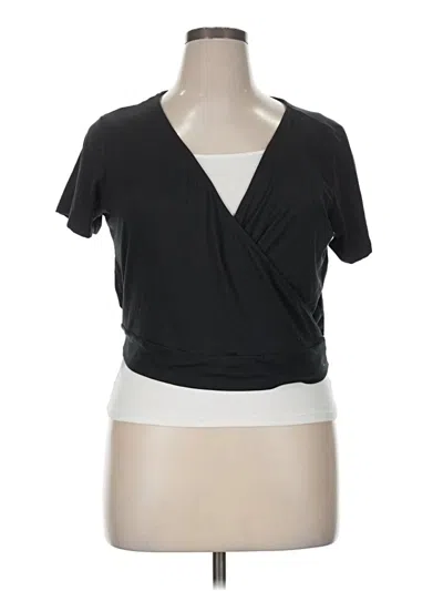 Pre-owned No Comment Short Sleeve T-shirt In Black