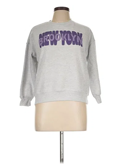 Pre-owned No Comment Sweatshirt In Gray