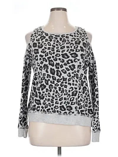 Pre-owned No Comment Sweatshirt In Silver