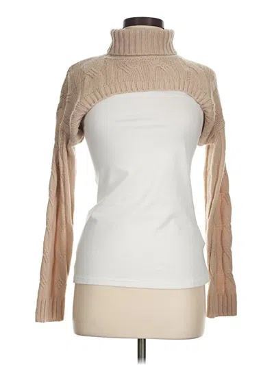 Pre-owned No Comment Turtleneck Sweater In Brown