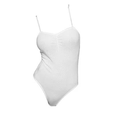 No Comment Women's Neutrals Lebodi Ingenue. Pointelle Second Skin Bodysuit
