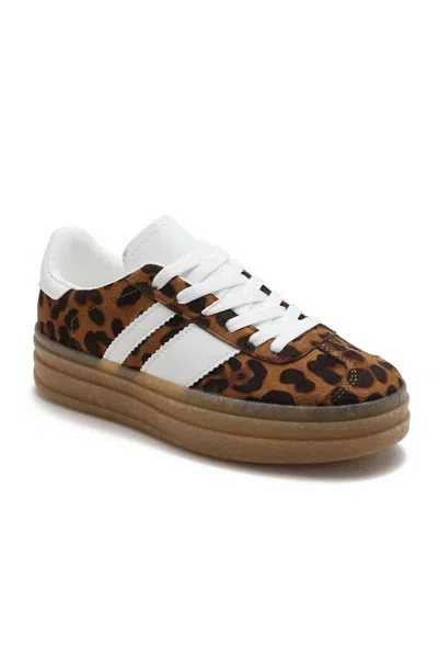 No Doubt Shoes Women's Leopard Sneaker In Brown