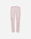 No Dress Women S Bownot Lace Cropped Leggings In Pink