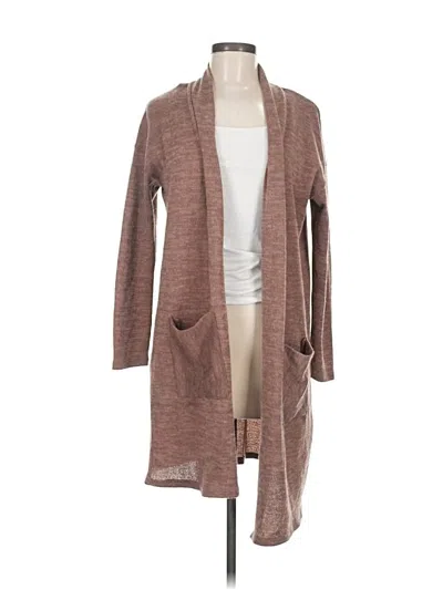 Pre-owned No Frills Kimono In Brown