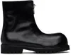 No Idea Black Big Foot 2 Zip 2 Layer Boots In Black