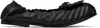 No Idea Black Big Foot Football Flat Loafers In Black