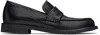 No Idea Black Wide Dough Loafers In Black
