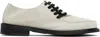 No Idea Ssense Exclusive Gray Wide Dough Spiral Derby In Lite Grey