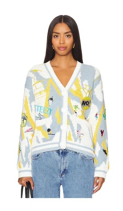 No! Jeans Apres Ski Cardigan In Multi