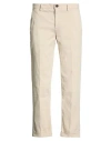 No Lab Man Pants Beige Size 30 Cotton, Elastane In Multi
