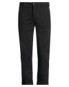 No Lab Man Pants Black Size 30 Cotton, Elastane In Multi