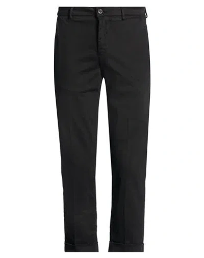 No Lab Man Pants Black Size 30 Cotton, Elastane In Multi