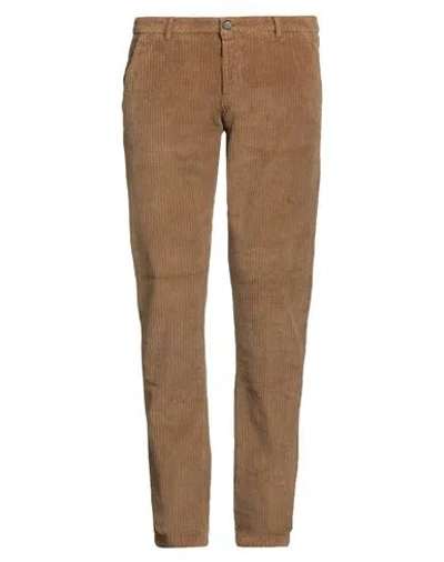 No Lab Man Pants Camel Size 35 Cotton, Elastane