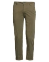 No Lab Man Pants Military Green Size 30 Cotton, Elastane