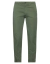 No Lab Man Pants Military Green Size 30 Cotton, Elastane