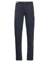 No Lab Man Pants Navy Size 30 Cotton, Lycra In Navy Blue