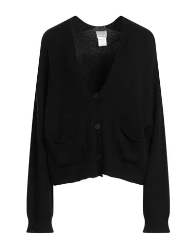 No-nà Woman Cardigan Black Size L Viscose, Polyester, Polyamide