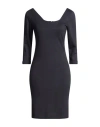 No-nà Woman Mini Dress Black Size S Viscose, Polyamide, Elastane In Black