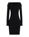 No-nà Woman Mini Dress Black Size S Viscose, Polyester, Polyamide
