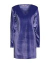No-nà Woman Mini Dress Dark Purple Size M Polyester, Elastane In Purple
